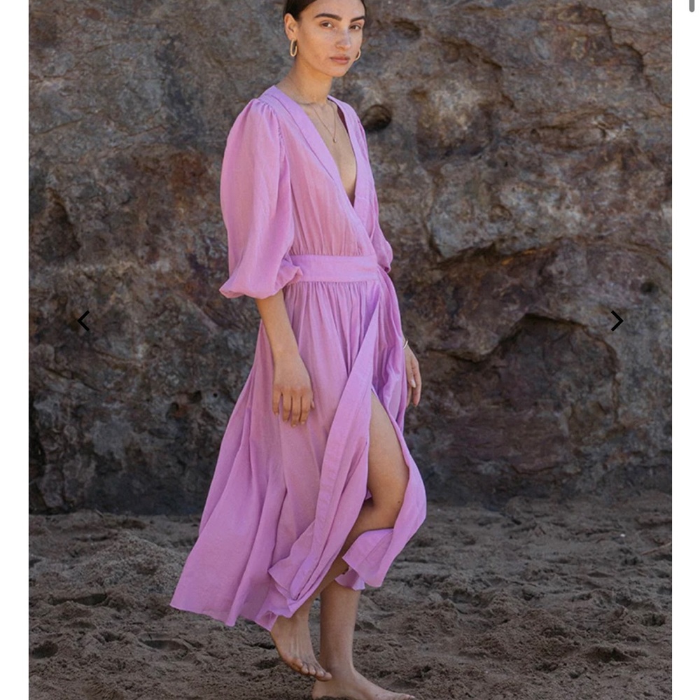 CIAO LUCIA Cala MIDI Dress -Lilac XS *NWT*